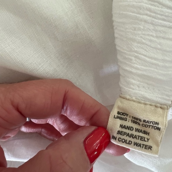 Tiered Mini Dress in White - Picture 13 of 13